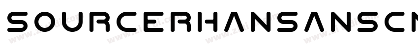 sourcerhansanscnvf n字体转换